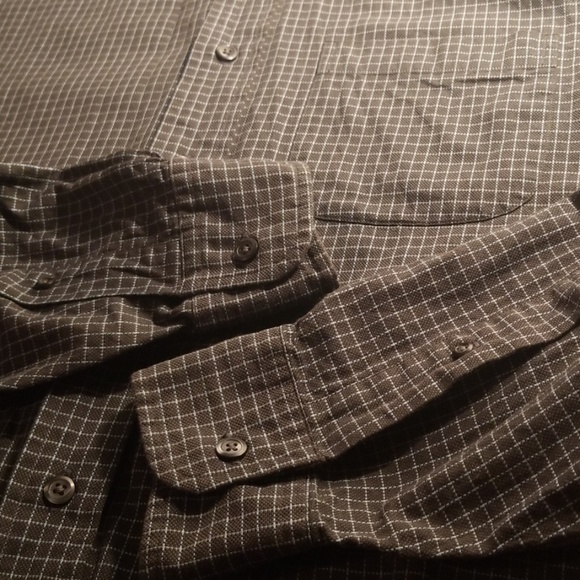 Brooks brothers Green Plaid Shirt L 34 1/2" W25" - Picture 6 of 8